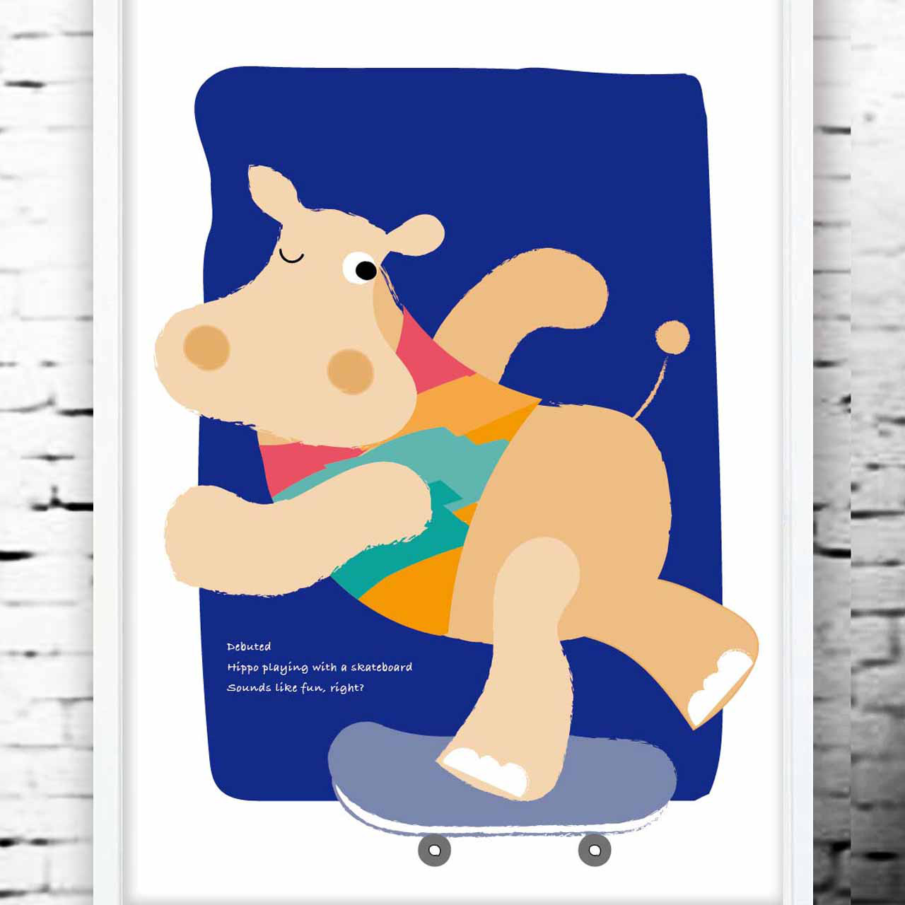 デビュー　イラスト　ポスター  A4  A3  A2　A1 アートポスター　アート　1364