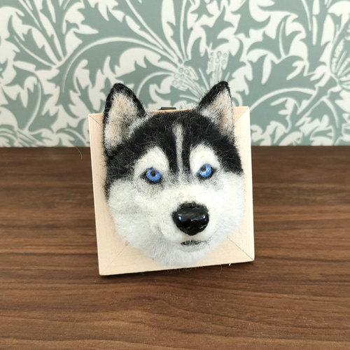 羊毛フェルト オーダー 「リアルで可愛いワンちゃん」シベリアンハスキー うちの子 羊毛フェルト オーダー 「リアルで可愛いワンちゃん」シベリアン