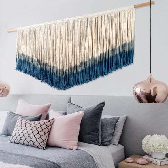 【受注製作】風景画 絵画 タペストリー 壁掛け 手作り アート 芸術 ウォールハンギング 新築祝い・新居祝い 家の装飾 cm 高さ アート 円幅 90cm ロッドを使用した壁掛けタペストリーの実際の幅は 広くなります #寝室