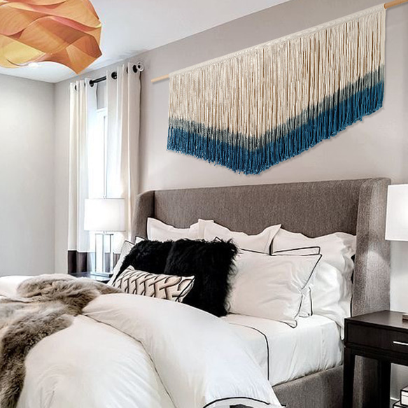 【受注製作】風景画 絵画 タペストリー 壁掛け 手作り アート 芸術 ウォールハンギング 新築祝い・新居祝い 家の装飾 cm 高さ アート 円幅 90cm ロッドを使用した壁掛けタペストリーの実際の幅は 広くなります #寝室