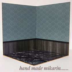 撮影用背景ボード（ホワイト④）【ドールハウス】 その他人形 みかりん