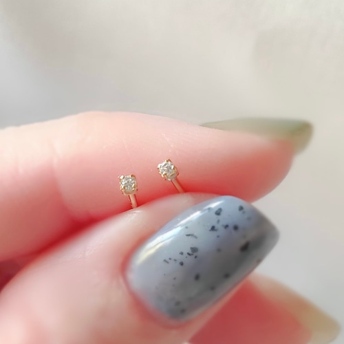 楽天市場】K18 ハート ピアス エメラルド 一粒 ピアス ミル打ち
