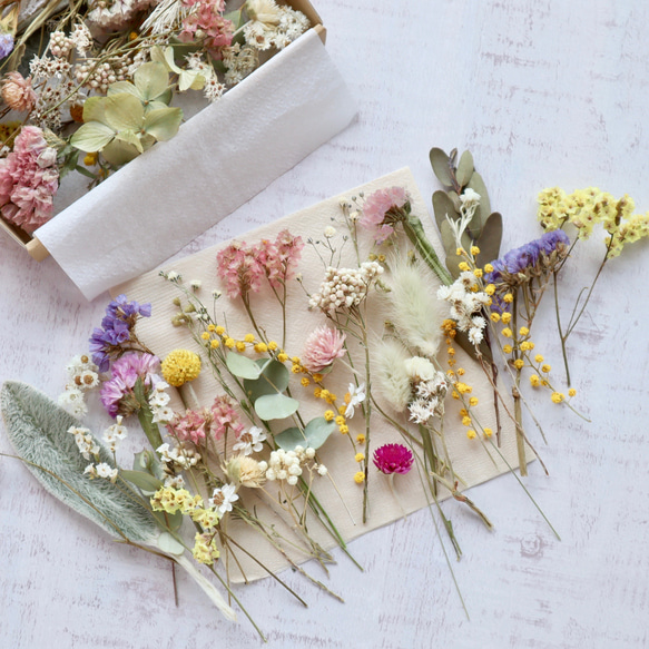 【ハンドメイド花材】繊細！小さな小花の花材セット 3枚目の画像