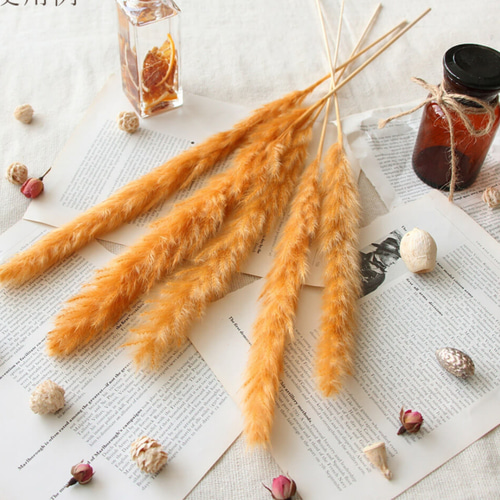 再販』気持ち華やぐ*✲ﾟイエローオレンジカラーのスワッグ ✿ブーケ