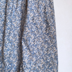【訂做】傳統阿米甚人服飾◇亞麻混棉*水彩藍色花朵圖案* 第5張的照片