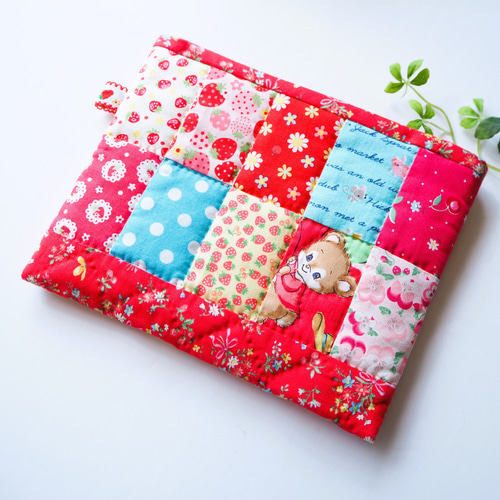 再再販作成キット 選べるモチーフうさぎと猫 パッチワークフラット