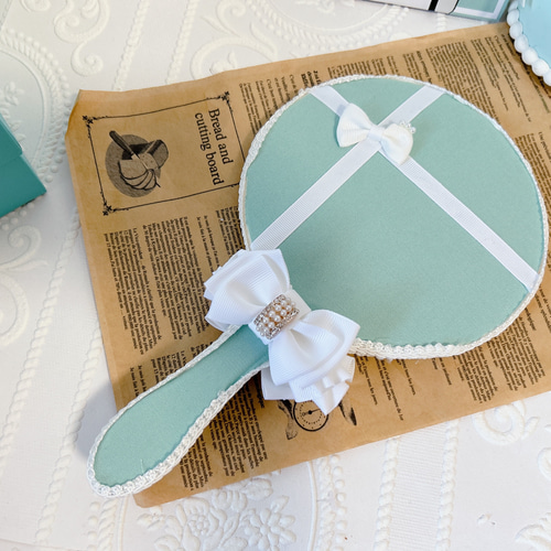 ティファニーブルー♡ 手鏡 その他インテリア雑貨 M&R 通販 15805397