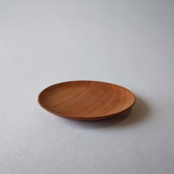 木の豆皿（チェリーorブラックウォールナット） 4枚目の画像