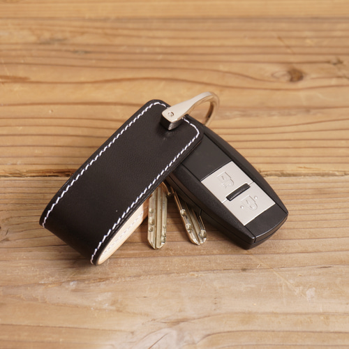 牛革 スマートキー キーケース キーリング ブラック キーケース iyemon  