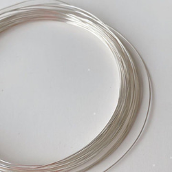 新商品　silver シルバーフィルド ハーフハードワイヤー　0.3mm 5m　ハンドメイド　ワイヤーラッピング 2枚目の画像
