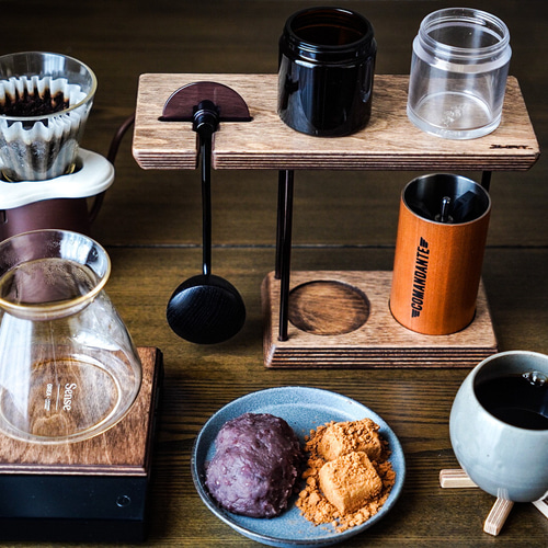 JHAT.. Coffee grinder stand for COMANDANTE C40 ”Support Bla