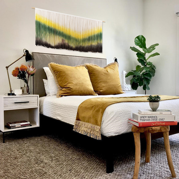 【受注製作】風景画 絵画 タペストリー 壁掛け 手作り アート 芸術 ウォールハンギング 新築祝い・新居祝い 家の装飾 cm 高さ アート 円幅 90cm ロッドを使用した壁掛けタペストリーの実際の幅は 広くなります #寝室