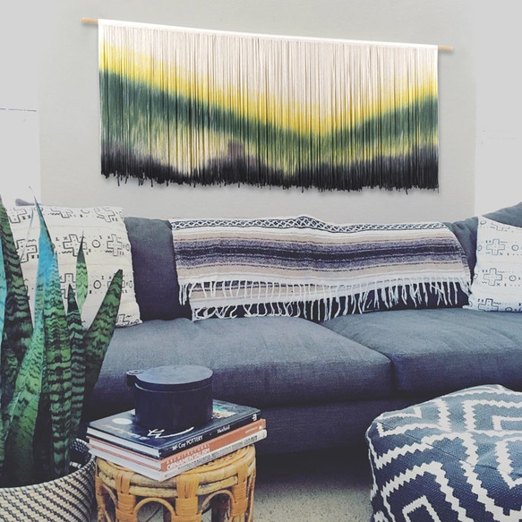 【受注製作】風景画 絵画 タペストリー 壁掛け 手作り アート 芸術 ウォールハンギング 新築祝い・新居祝い 家の装飾 cm 高さ アート 円幅 90cm ロッドを使用した壁掛けタペストリーの実際の幅は 広くなります #寝室