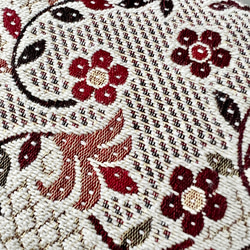 【受注制作】レトロフラワー＆イブルキルトのスマホポシェット/トワ・エ・モァⅢ  ♦ギフトにおすすめ♦ 6枚目の画像