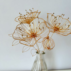 一点物】紫陽花のミニリース ビンク紫系 ワイヤーアート ディップ