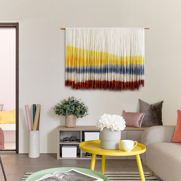 【受注製作】風景画 絵画 タペストリー 壁掛け 手作り アート 芸術 ウォールハンギング 新築祝い・新居祝い 家の装飾 タペストリー・壁掛け W1685829460(12800円)