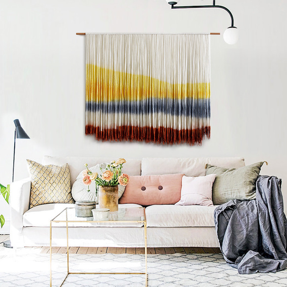 【受注製作】風景画 絵画 タペストリー 壁掛け 手作り アート 芸術 ウォールハンギング 新築祝い・新居祝い 家の装飾 タペストリー・壁掛け W1685829460(12800円)