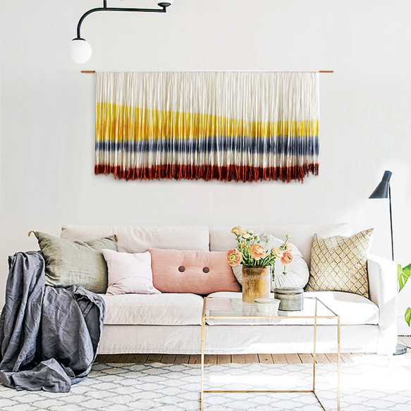 【受注製作】風景画 絵画 タペストリー 壁掛け 手作り アート 芸術 ウォールハンギング 新築祝い・新居祝い 家の装飾 タペストリー・壁掛け W1685829460(12800円)