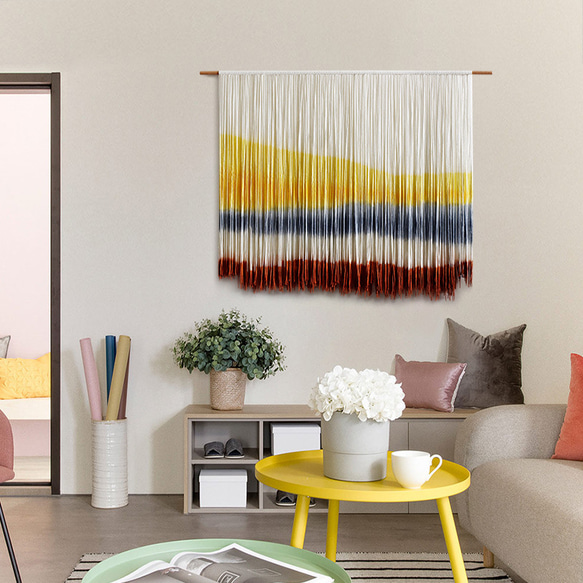 【受注製作】風景画 絵画 タペストリー 壁掛け 手作り アート 芸術 ウォールハンギング 新築祝い・新居祝い 家の装飾 タペストリー・壁掛け W1685829460(12800円)