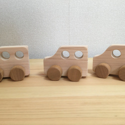 木のおもちゃ　コロコロくるま 2枚目の画像