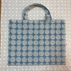 マザーズバッグ ピンク 青 三角形パターン マザーズバッグ ピンク 青 三角形パターン
