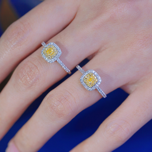 天然ダイヤモンドリング0.55ct k18 指輪・リング パール大好き(購入前 