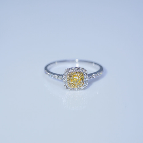 天然ダイヤモンドリング0.55ct k18 指輪・リング パール大好き(購入前 