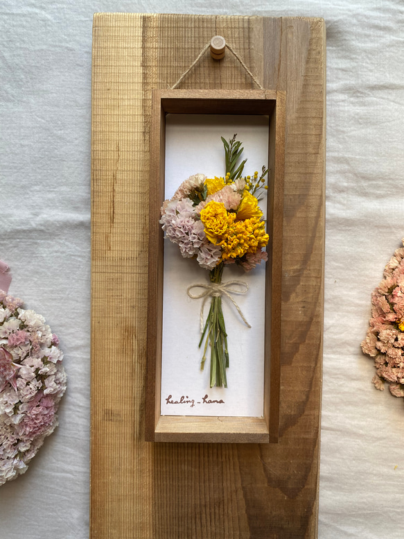 パネルに季節のお花を添えて*° 母の日 母の日ギフト 母の日のプレゼント ドライフラワー 5枚目の画像
