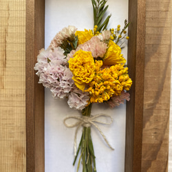 パネルに季節のお花を添えて*° 母の日 母の日ギフト 母の日のプレゼント ドライフラワー 8枚目の画像