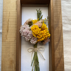 パネルに季節のお花を添えて*° 母の日 母の日ギフト 母の日のプレゼント ドライフラワー 4枚目の画像