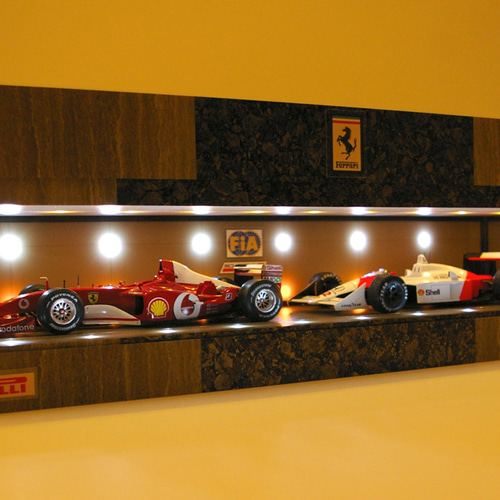 1/18〜1/64展示可・床壁天井発光ワイドタイプ・ディスプレーBOX