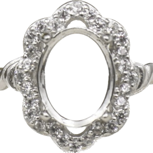 リング空枠 オーバル8×6 フリーサイズ 指輪・リング hathor2023 通販