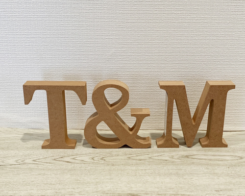 moca♡camo様確認用♡イニシャルオブジェ アルファベットオブジェ