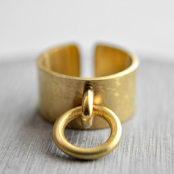 3㎜ 槌目リング｜真鍮 ゴールド ブラス シンプル ハンドメイド メンズ