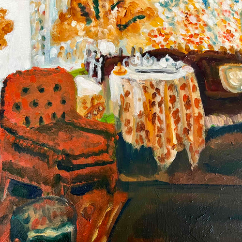 73×91㎝「異国の部屋」F30・油彩・額装・原画 絵画 かいがのみせ 73×91㎝「異国の部屋」F30・油彩・額装・原画 絵画 かいがのみせ