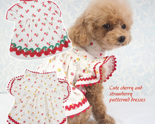 Candy Buppie 犬服　ワンピース　Mサイズ バレッタ付き ワンピース – Candy Buppie Online