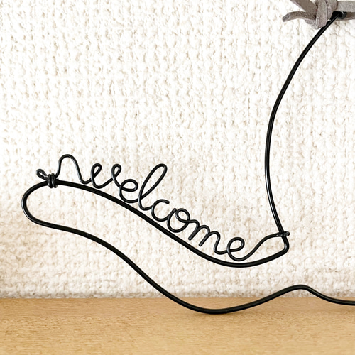 猫ちゃんのwelcome】赤orグレーをお選びください♡ ワイヤー 猫ちゃんのwelcome】赤orグレーをお選びください♡ ワイヤー