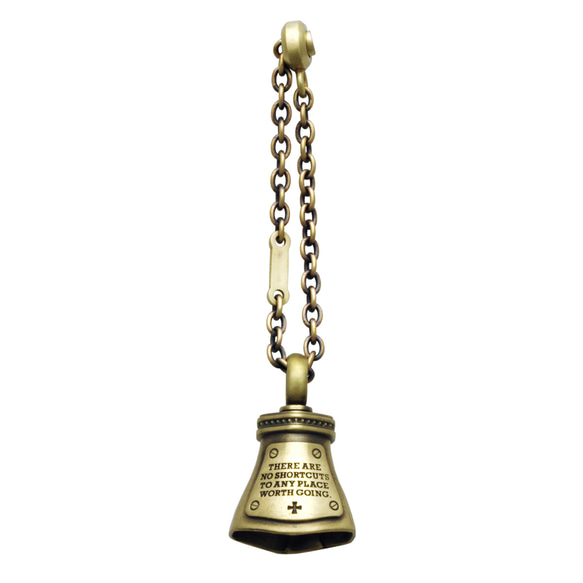 Guardian Bell 黃銅鑰匙圈/自行車配件/男士配件/男士禮物/kc08 第3張的照片