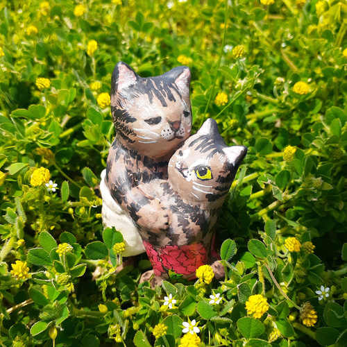 キジトラ猫ちゃん母の日プレゼント その他置物 ひなき 通販 15808118