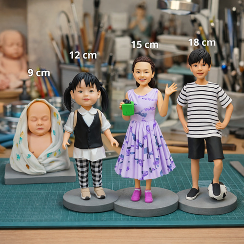 写真から作るフィギュア｜オーダーメイド似顔人形｜赤ちゃん向け｜出産 