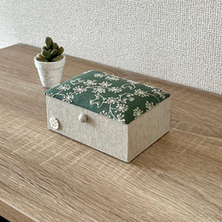 botanicalインテリアボックス［S］〈Lサイズ〉裁縫箱・収納ケース