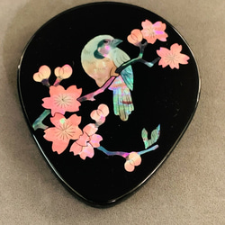 手描きの花と鳥の漆器膳 手描きの花と鳥の漆器膳 手描きの花と鳥の漆器膳 （