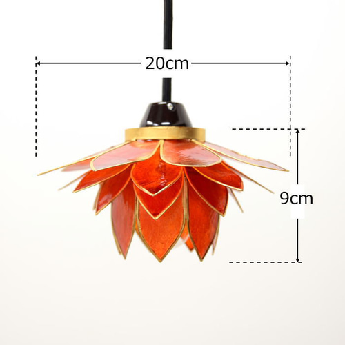 吊り下げライト カピス貝 ロータス 間接照明 天井照明 天然素材