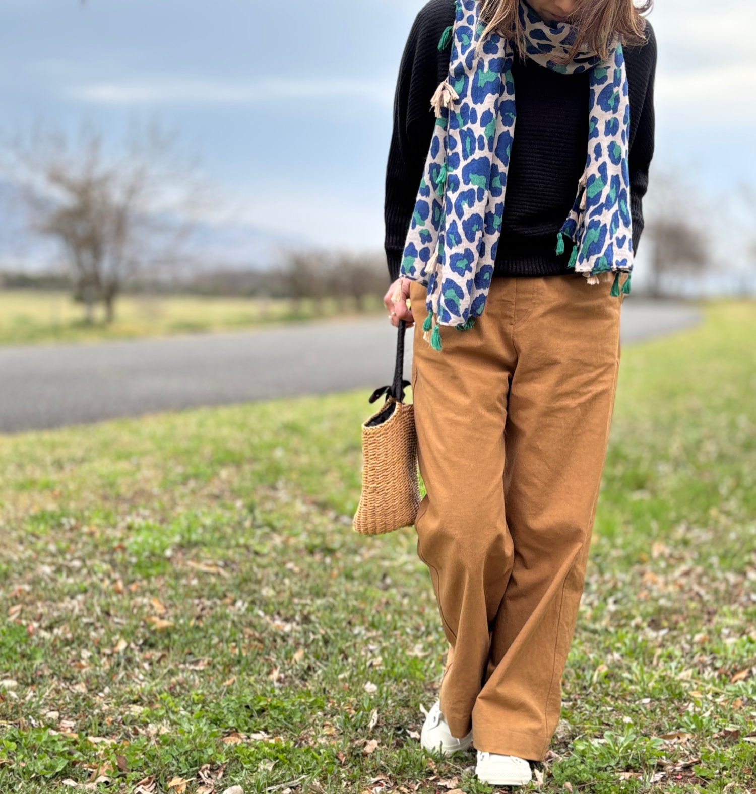 再販8 ハンサムワイドパンツ（キャメル）※受注製作※