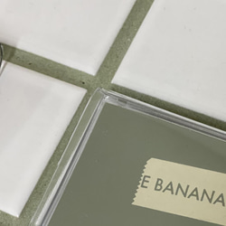 dana wadaharuna × BLUE BANANA【バナナのうつろい】クリアパスケース/IDケース 10枚目の画像