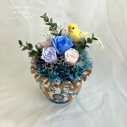 B　小鳥のフラワーアレンジ 168bb41d5f522dcc706ae73cb64cc1