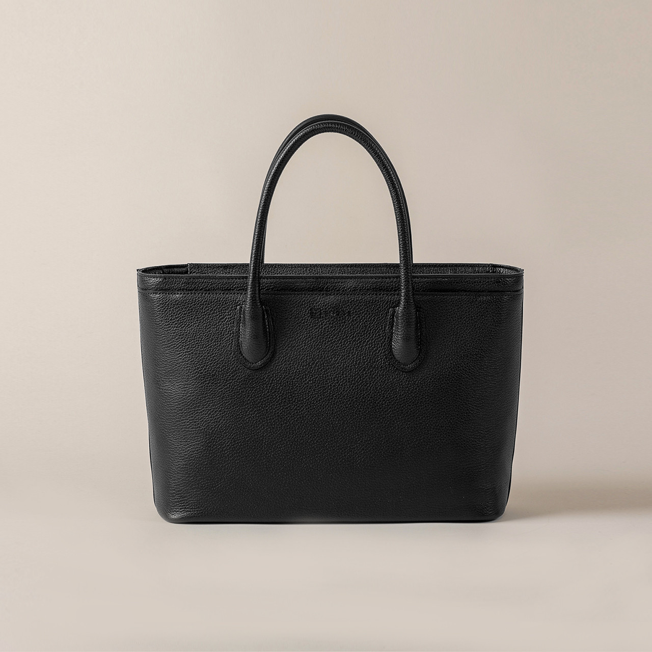 日本製 シュリンクレザートートバッグ 本革 a4［MBC017］ブラック　黒