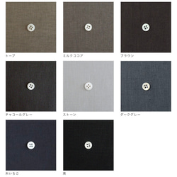 【カラー別注】リネンロングシャツドレス　ブラック 6枚目の画像