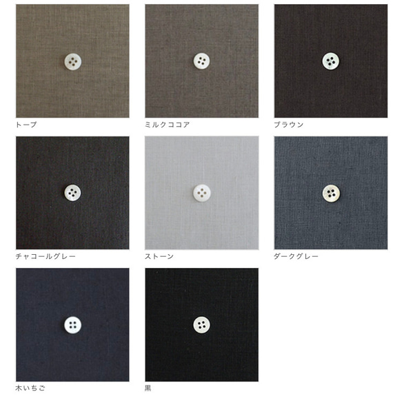 【カラー別注】リネンロングシャツドレス　ブラック 6枚目の画像