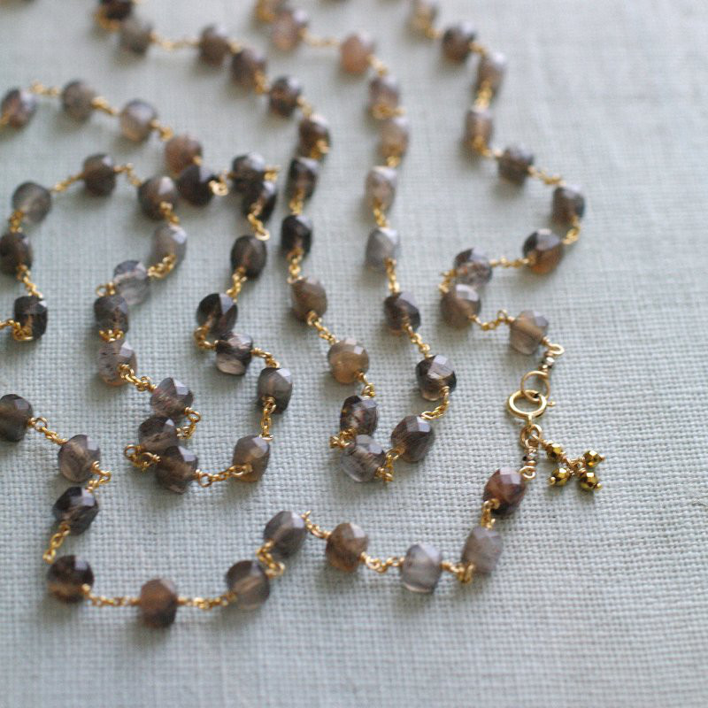 shine Moon Rope（necklace） 太陽と月のロングネックレス